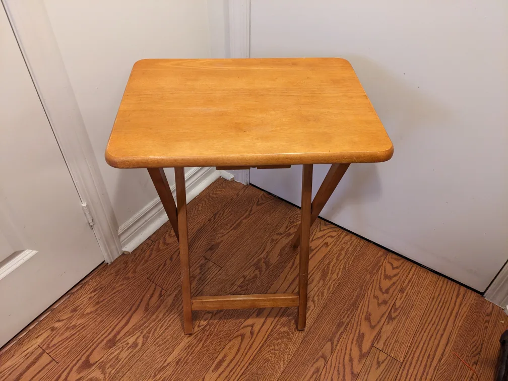 Folding Wooden Table thumbnail