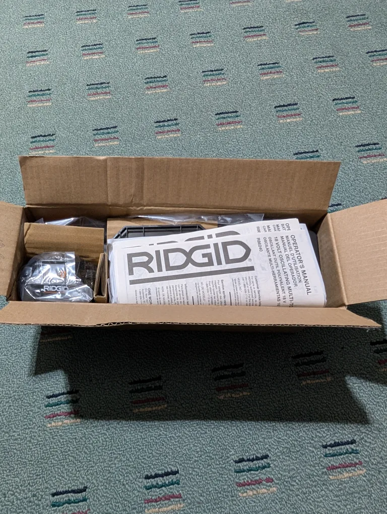 New RIDGID 18V Brushless Oscillating Multi-Tool Kit image indicator(4)