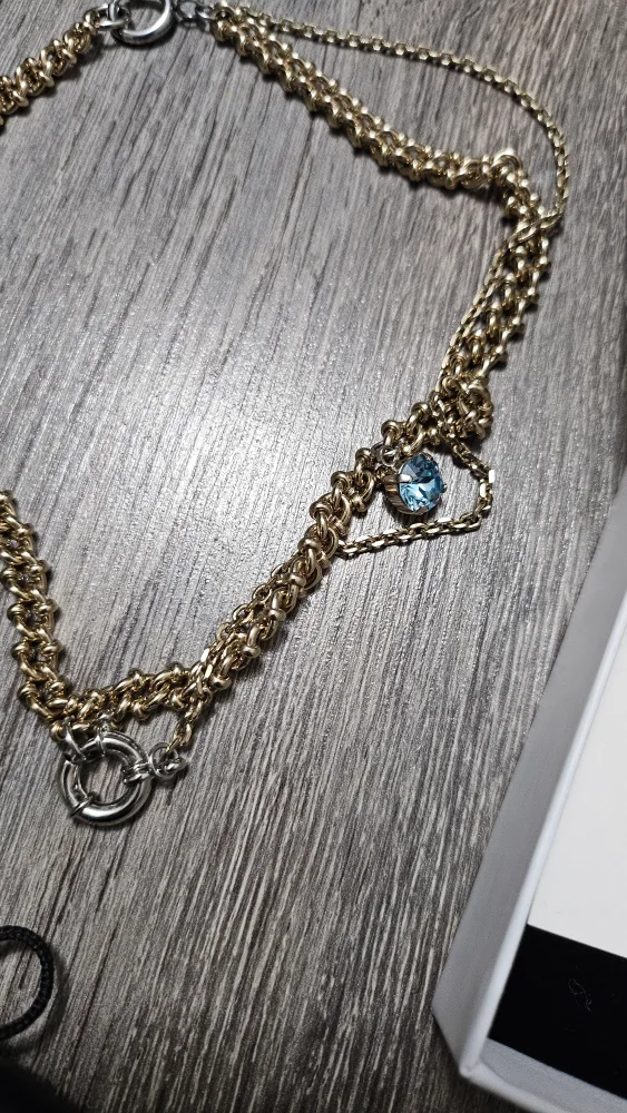 Justine Clenquet Gold and Silver Layered Necklace image indicator(2)