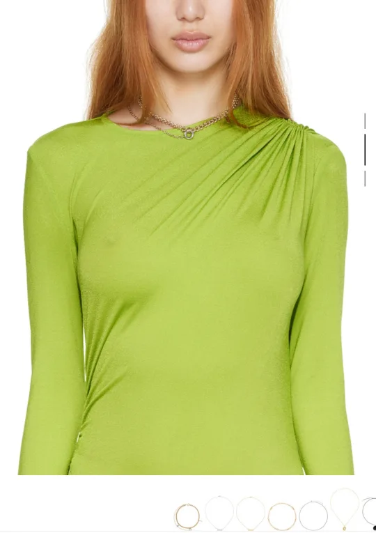 Justine Clenquet Gold and Silver Layered Necklace image indicator(3)