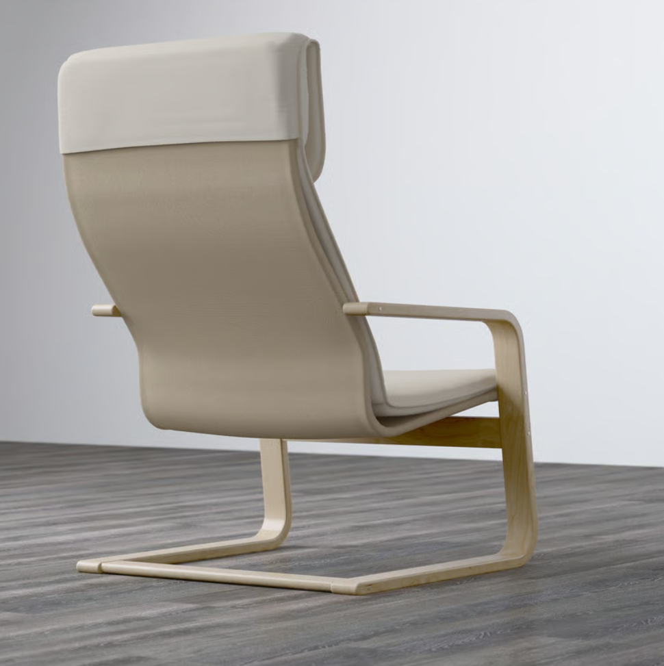 IKEA Poang Rocking Chair - Cream Colour - photo 2