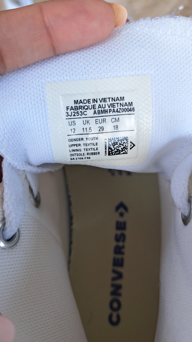 Converse Chuck Taylor All Star High Top - Child US 12 - photo 3