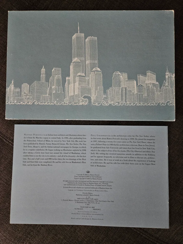 Manhattan Unfurled by Matteo Pericoli - NYC SKYLINE Book image indicator(2)
