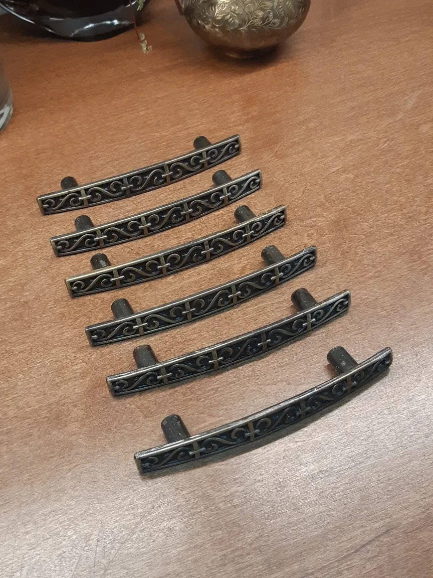 Antique Bronze Cabinet Pulls - Set of 6 image indicator(5)