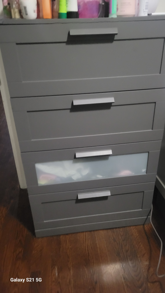 IKEA Hemnes Grey Chest of 4 Drawers - photo 4