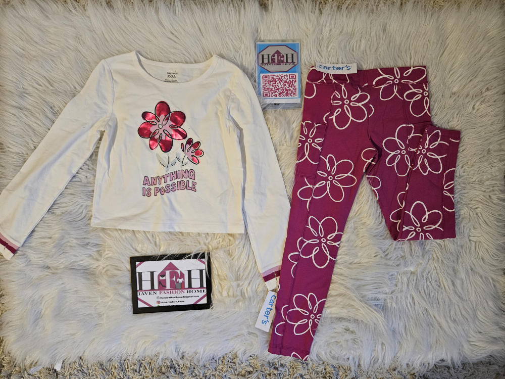 Carter's Girls Size 7/7A Outfit
