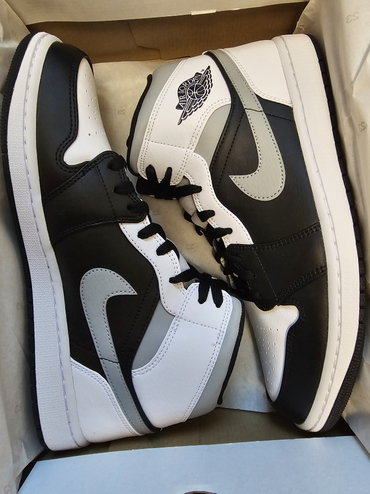 Nike Air Jordan 1 Mid Shadow Black/Grey - New in Box!