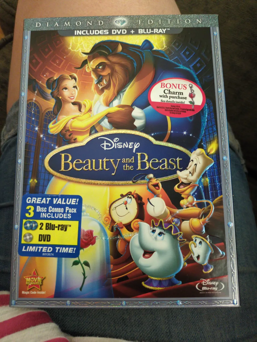 Disney Beauty and the Beast Diamond Edition Blu-ray + DVD thumbnail