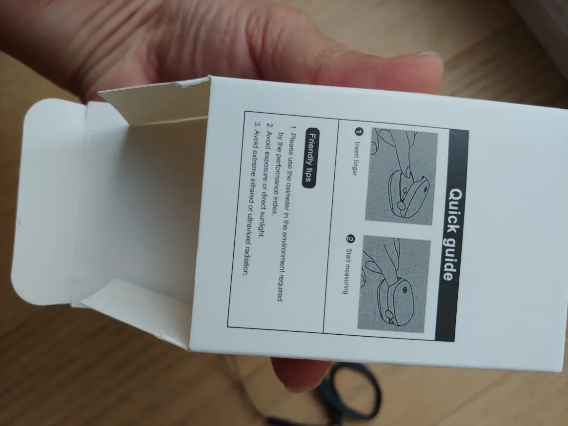 Oximeter, fingertip, SaO2 and Pulse Rate, NEW, Digital LED, image indicator(6)