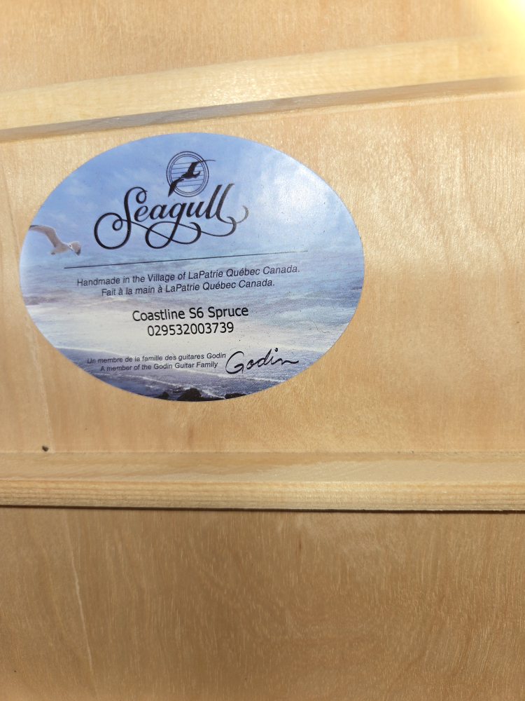 Seagull Coastline S6 Spruce Acoustic Guitar - photo 4