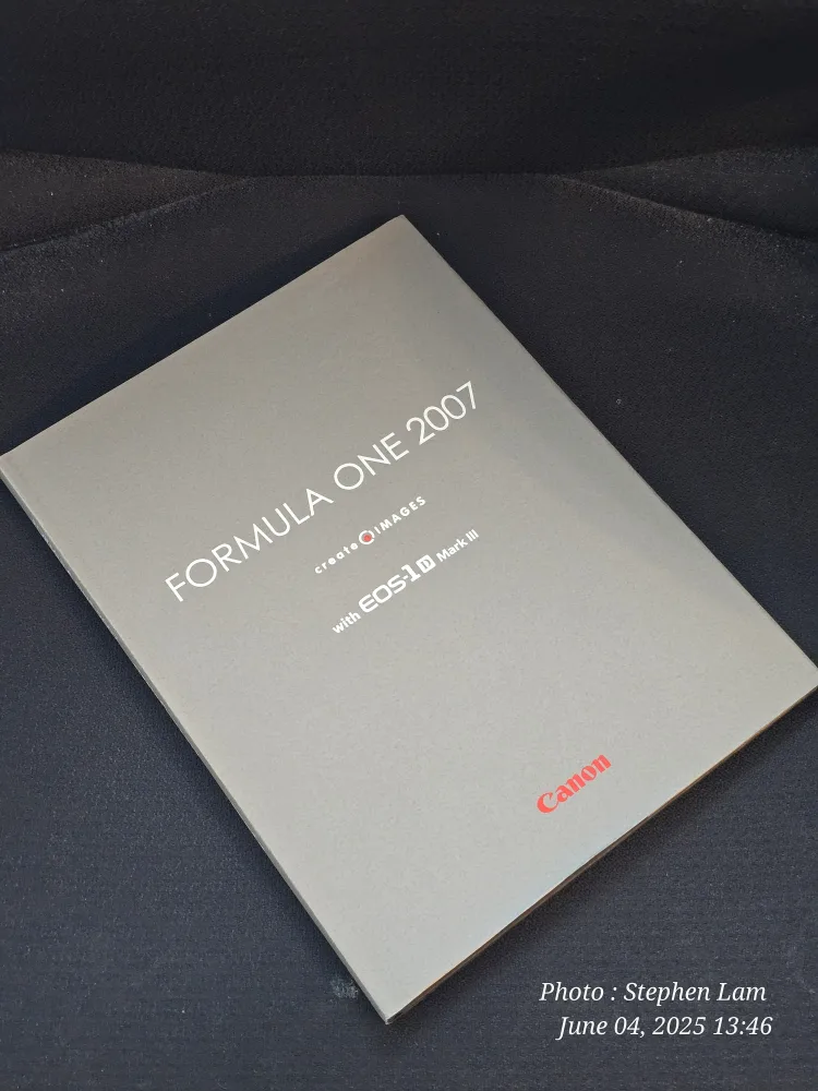 Formula One 2007 Canon Book thumbnail