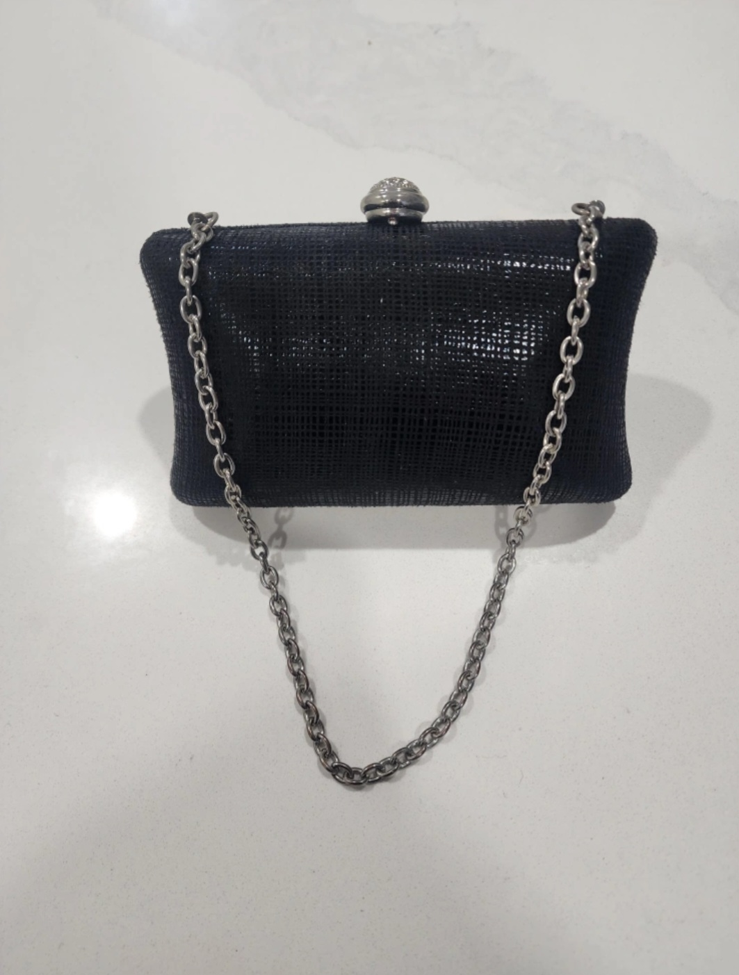 Black Clutch with Chain