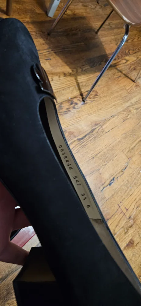 Salvatore Ferragamo Black Suede Pumps - Size 8.5 image indicator(3)