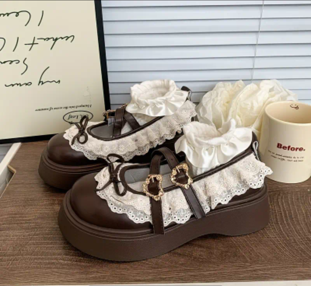 Brown Lolita Shoes - Size 39