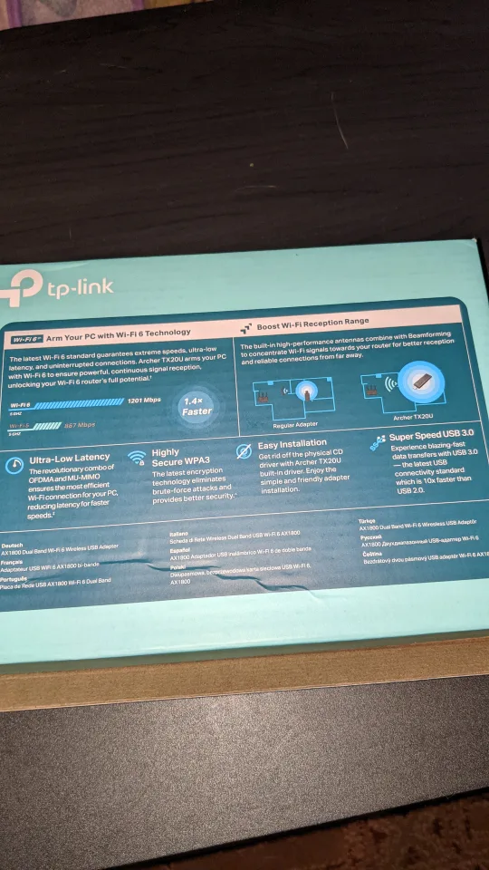 TP-Link AX1800 Archer TX20U WiFi 6 Wireless USB Adapter image indicator(2)