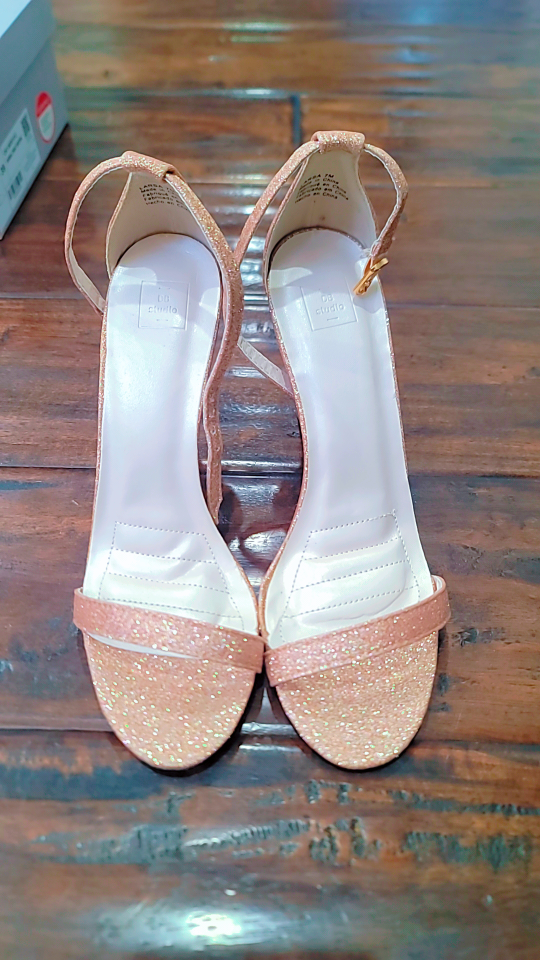 Betsey Johnson Patent Stiletto Rose Gold Heels - photo 2