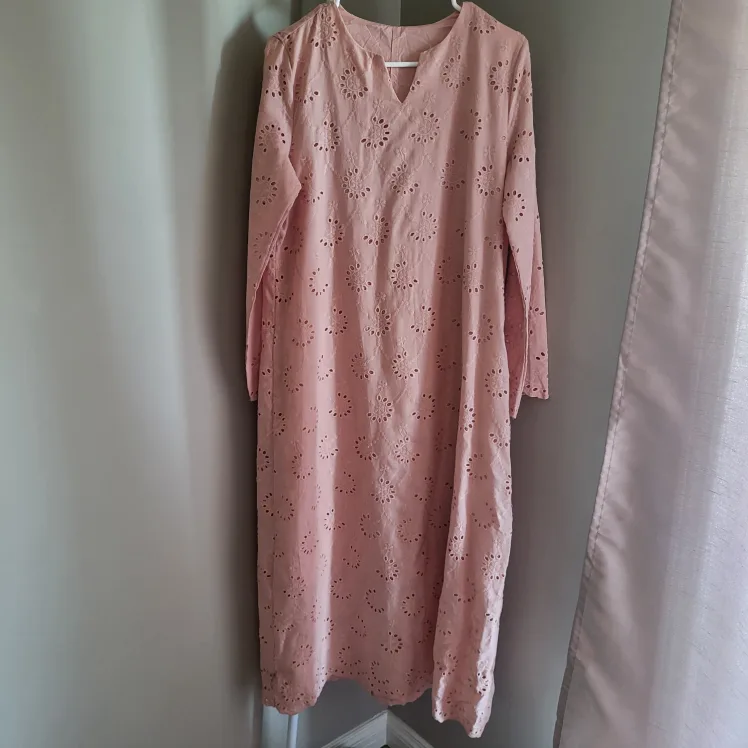 Brand New Pink Eyelet Dress thumbnail