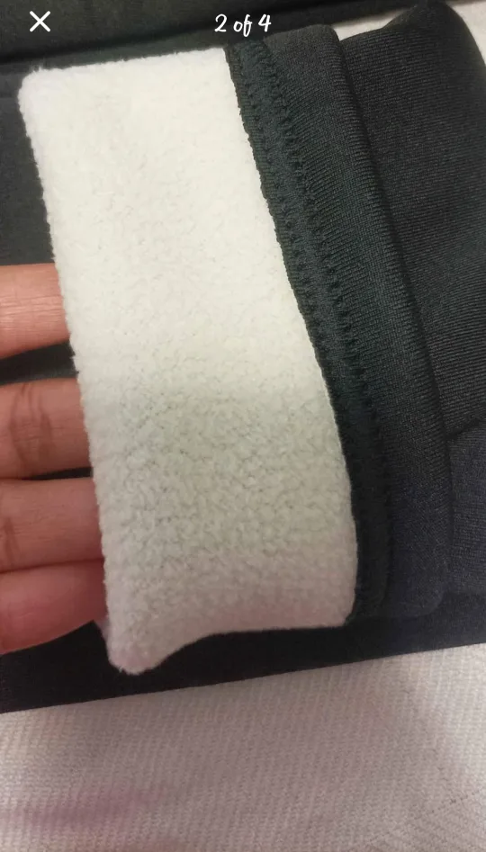 New Fleece lined black winter leggings S/M thumbnail