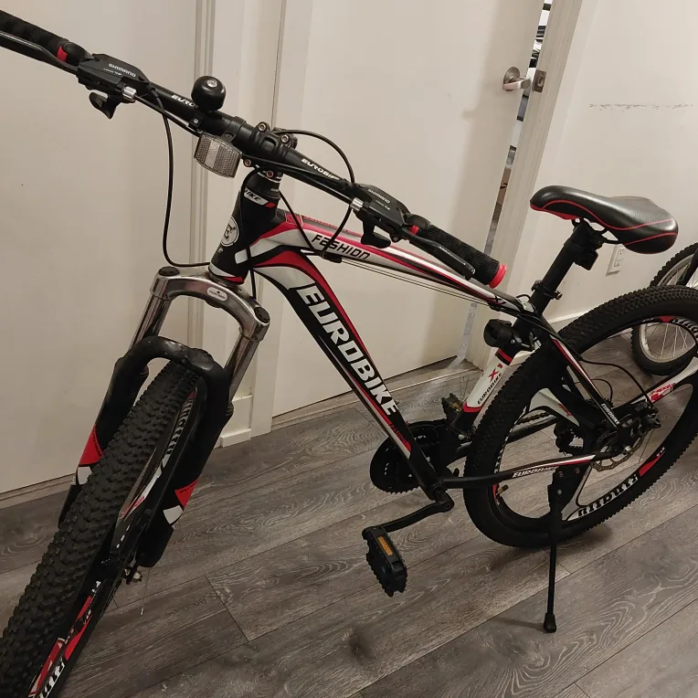 Eurobike Mountain Bike - Black/Red image indicator(3)