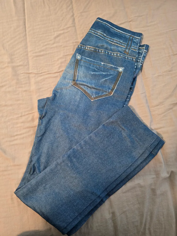 JeanLea S/M Denim-Look Leggings thumbnail