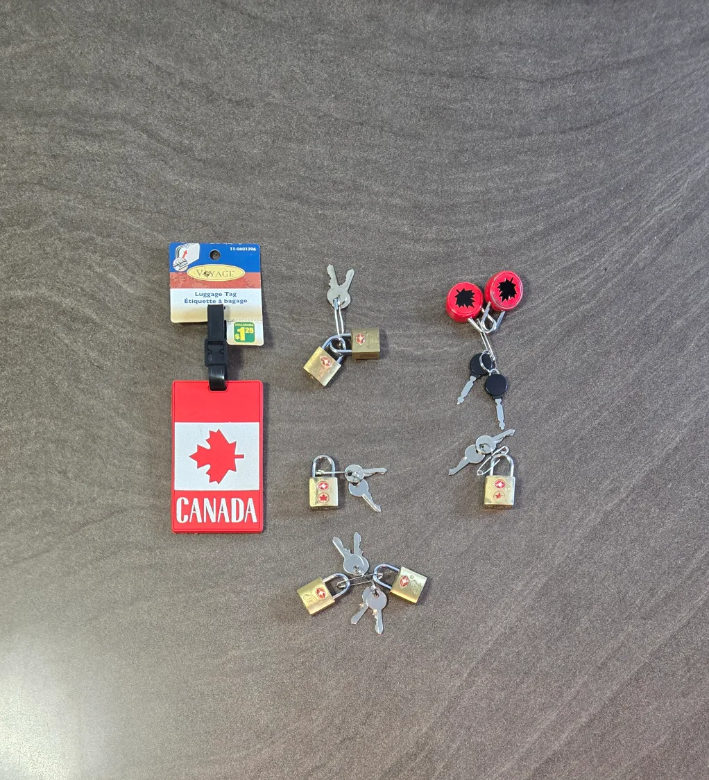 Luggage Tag & 8 TSA Suitcase Locks thumbnail