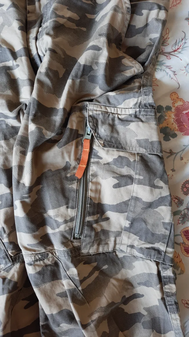 Old Decathlon Camo Cargo Pants - Size Men S thumbnail