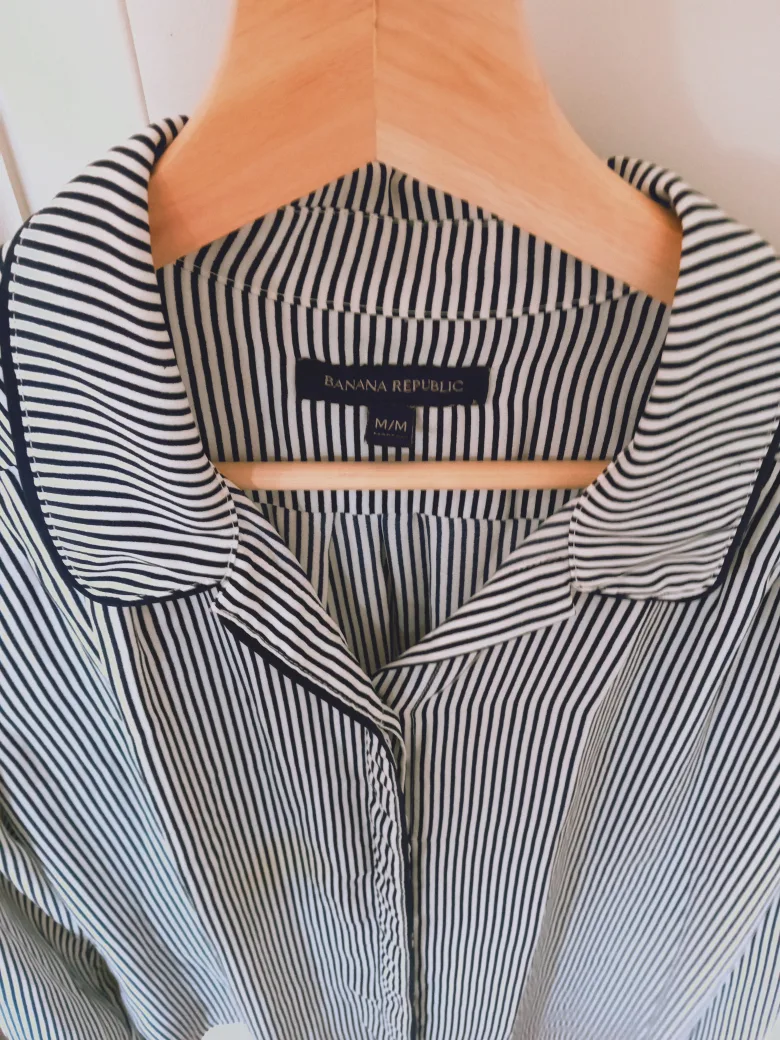 Banana Republic Striped Shirt - Size M/M thumbnail
