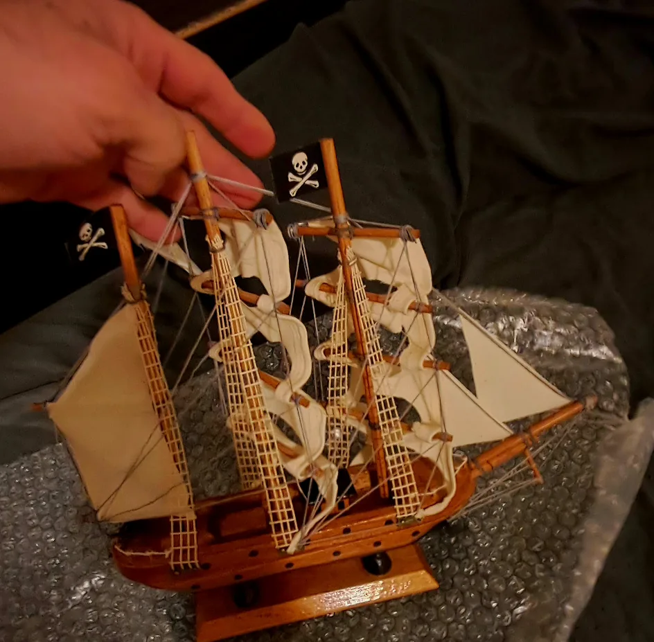 Wooden Pirate Ship Model image indicator(4)