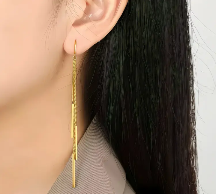 Gold tone Dangle Earrings - New