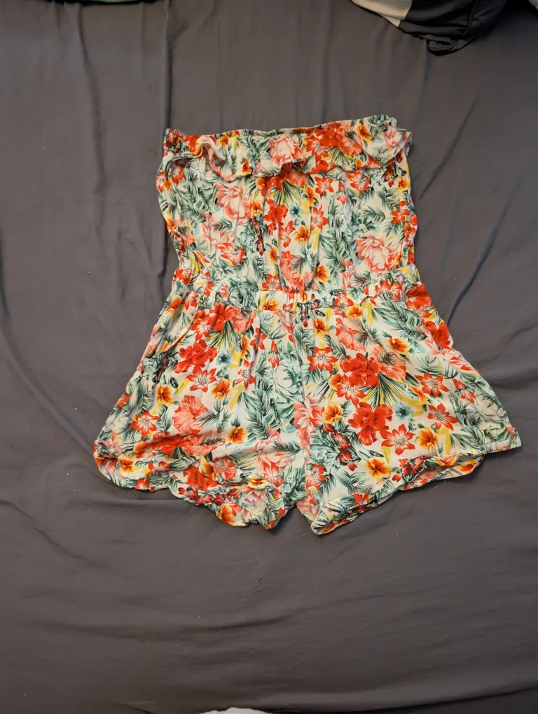 Floral Romper - Size L/G thumbnail