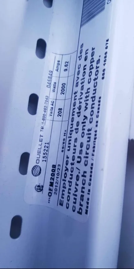 *BRAND NEW IN BOX!!* 2000W BASEBOARD HEATER (Around 84" Long)! image indicator(7)