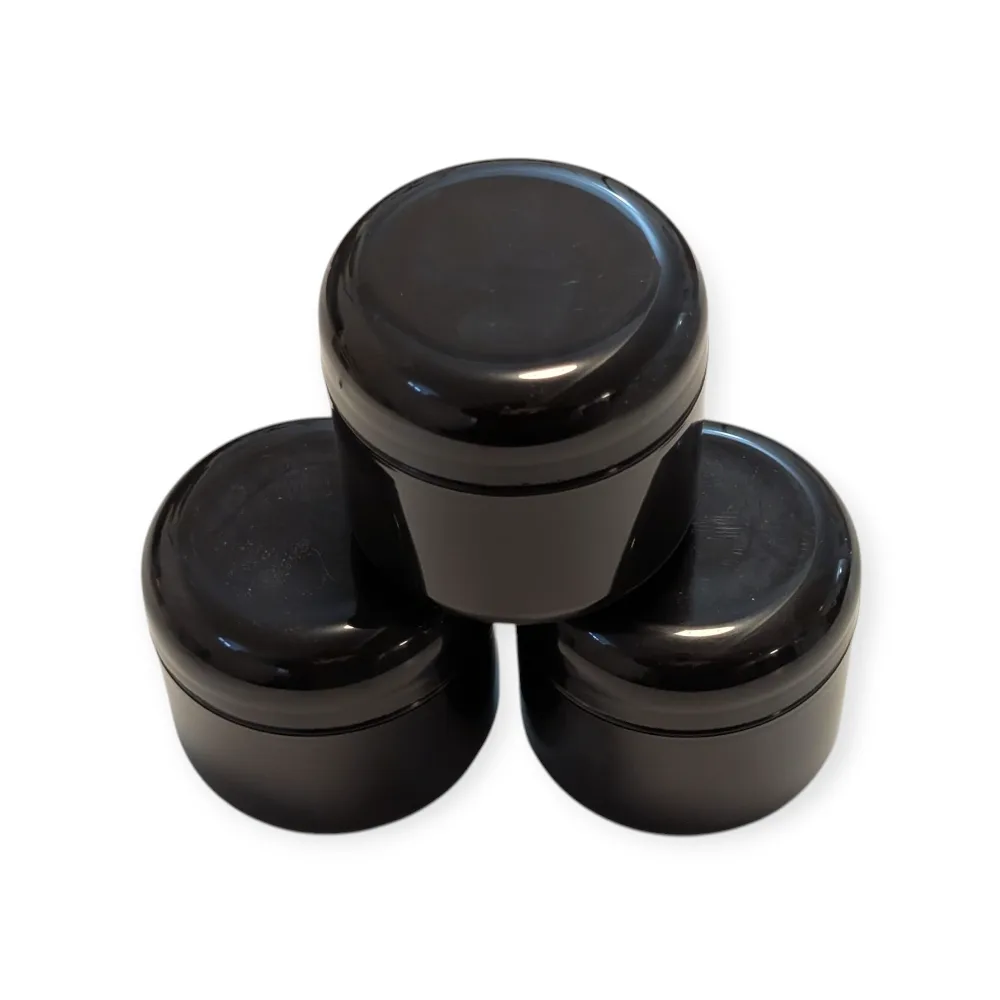 Uline Black Cosmetic Jars - NEW 🇨🇦 thumbnail