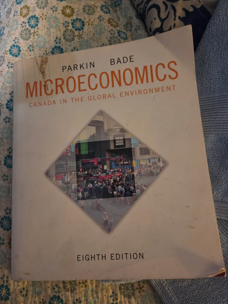 Microeconomics, Eighth Edition by Parkin & Bade thumbnail