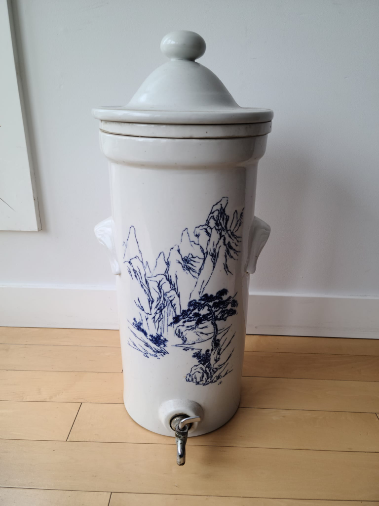 Rare Antique Stoneware Water Purifier - Miniature Doulton-style
