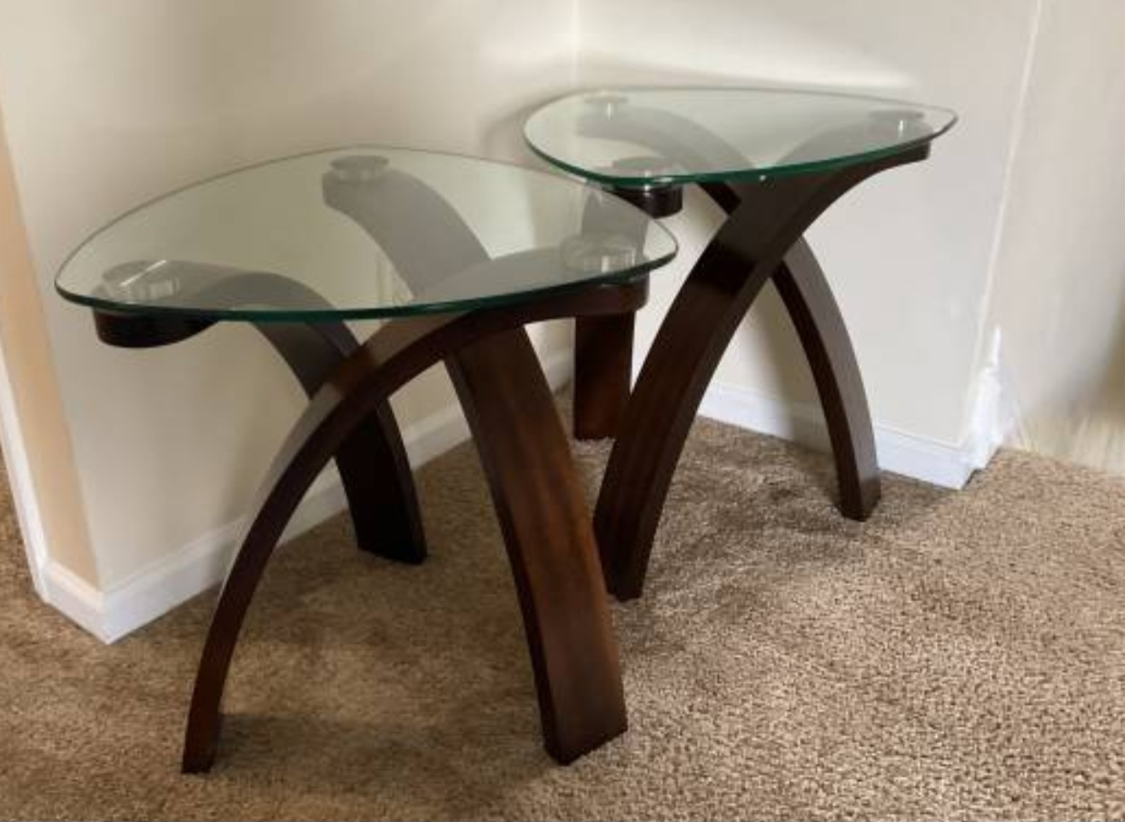 3-Piece Occasional Set with Merlot Cherry Finish - photo 2
