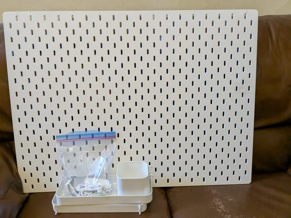 IKEA Skadis Pegboard with Accessories thumbnail