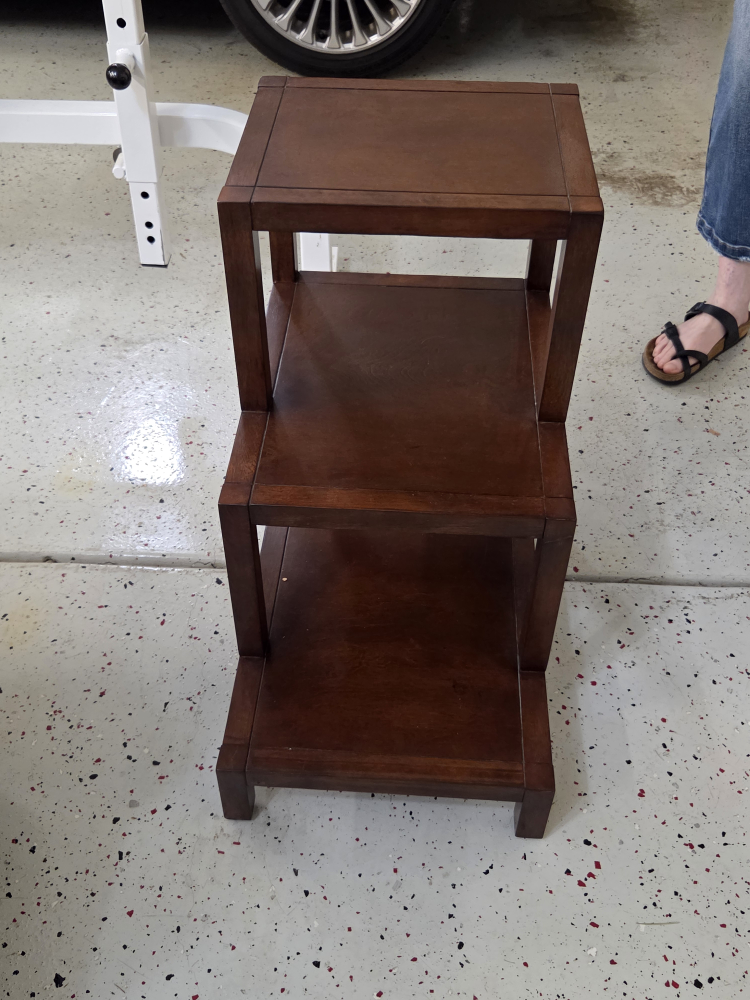 3-Tier Brown Wood plant stand