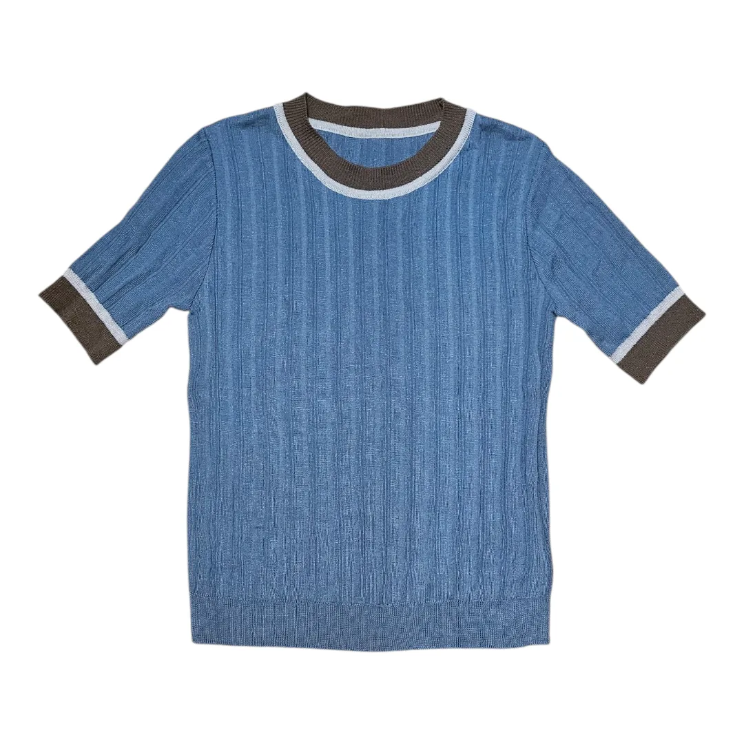 ribbed contrast top thumbnail