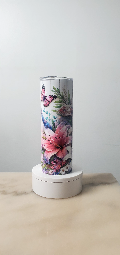 Christian Floral Tumbler - photo 2