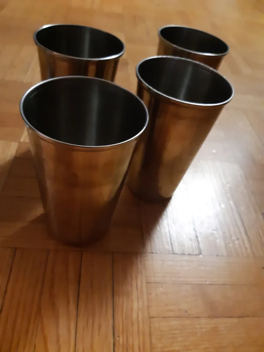 Set of 4 Stainless Steel Tumblers 🇨🇦 thumbnail
