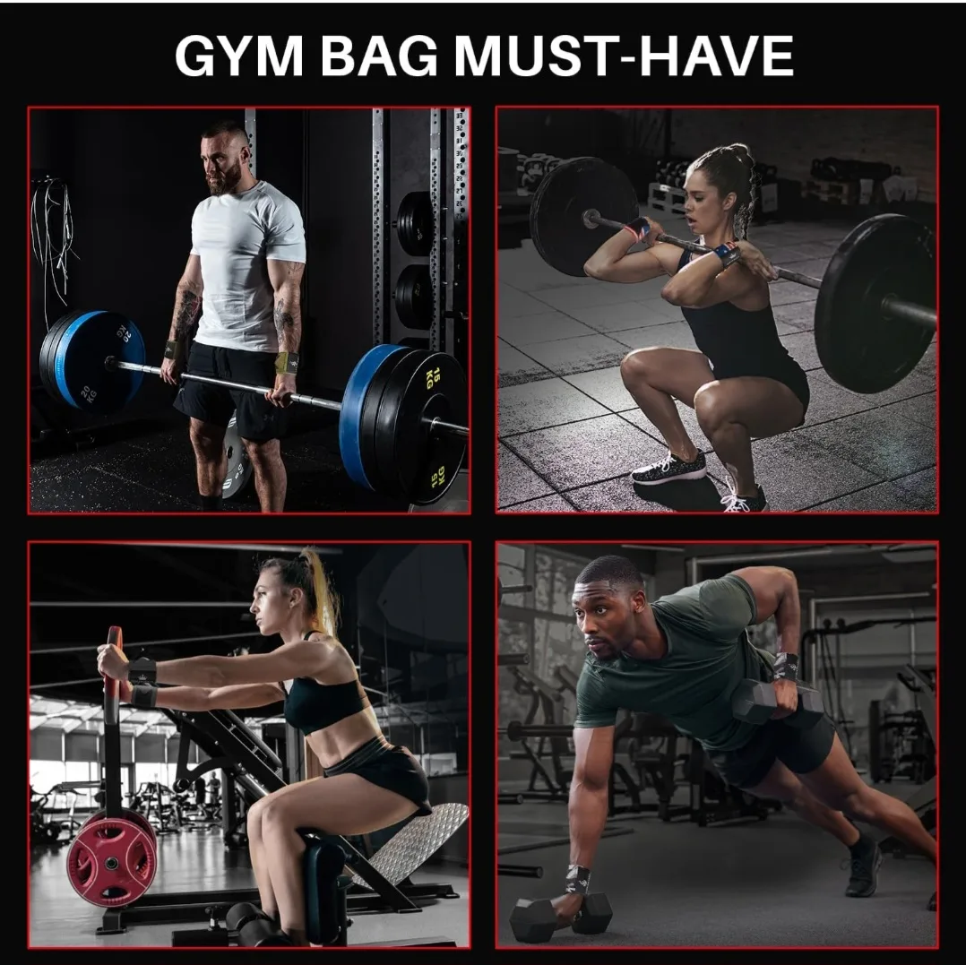 Brand New 2 pairs TECSEUM 18" Brown Wrist Wraps image indicator(5)