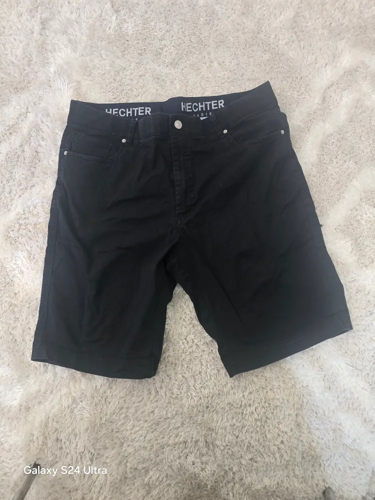 Hechter Paris Black Shorts - Size 36W thumbnail