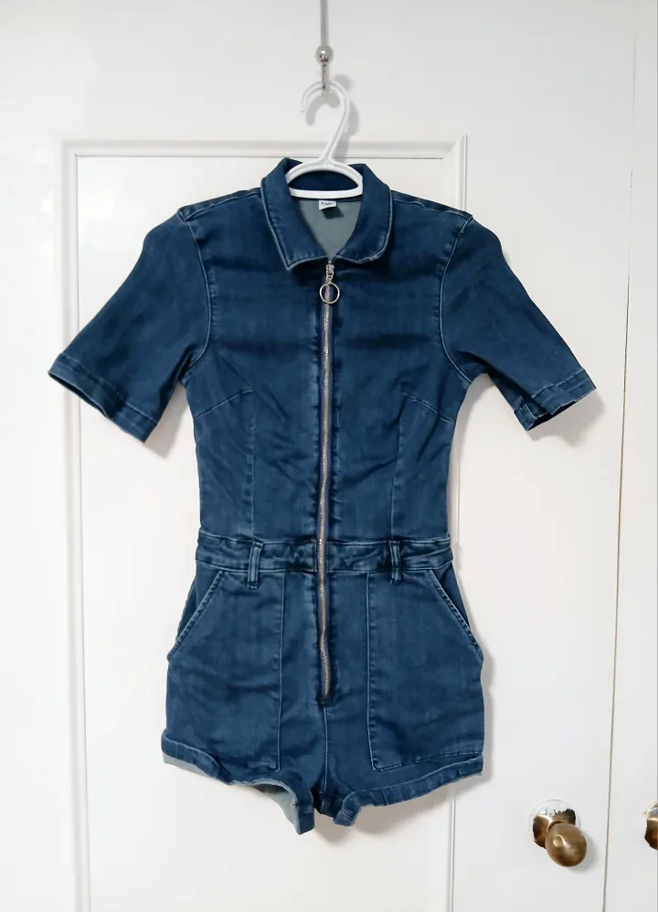 Women's SmallTwik Denim Romper thumbnail