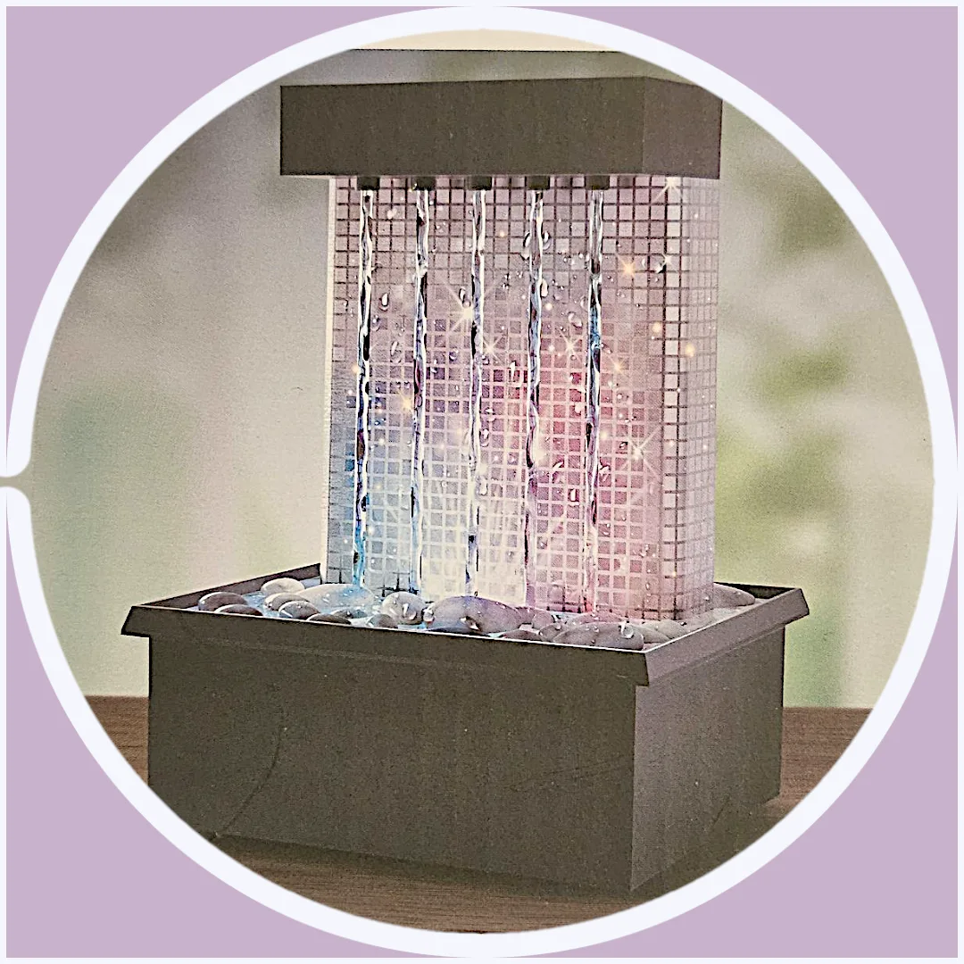 New NIB LED WaterDrip Fountain Rocks Included image indicator(7)