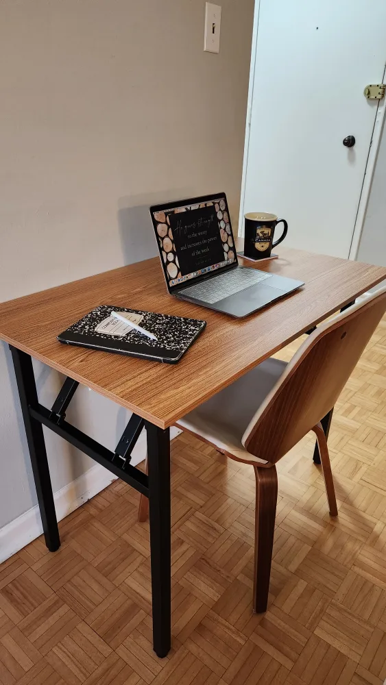 Foldable Brown Computer Desk *new thumbnail