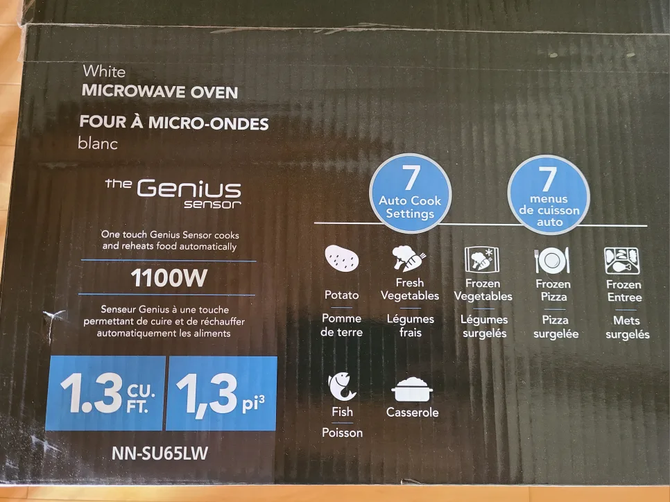 BNIB Panasonic Genius Microwave NN-SU65LW image indicator(4)