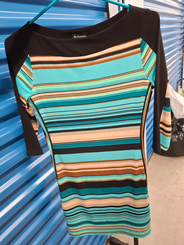 Le Chateau XS Striped Dress thumbnail