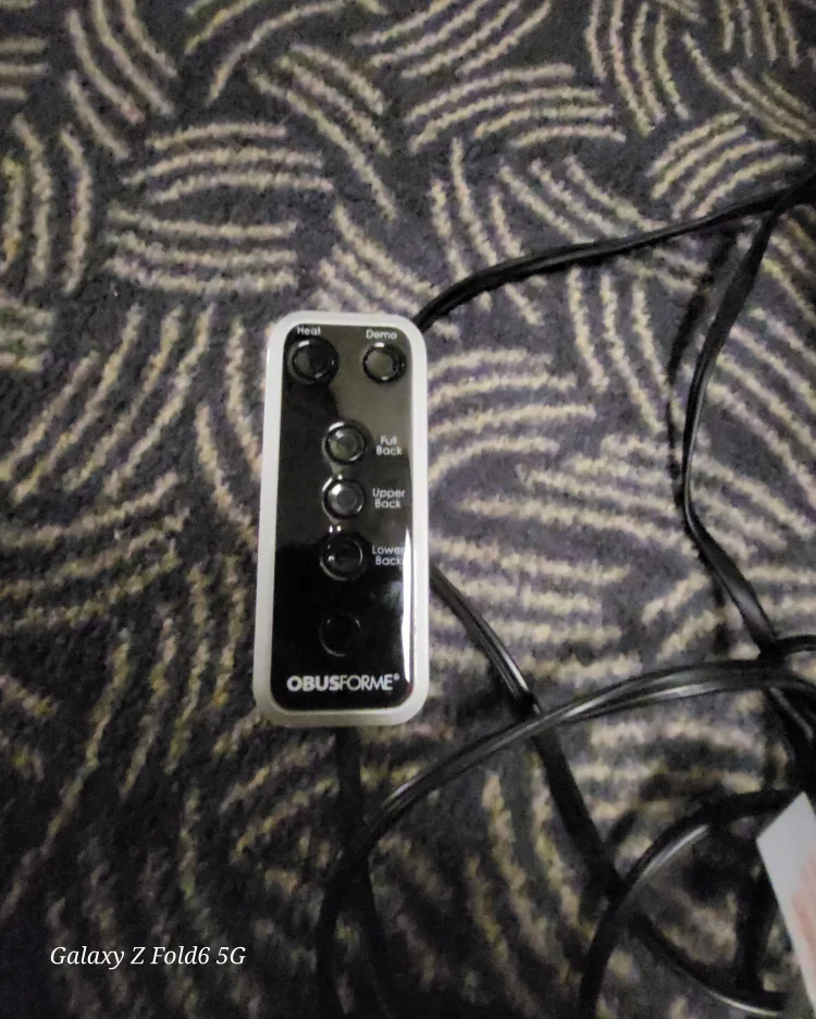 Obusforme shiatsu massage cushion with heat image indicator(5)