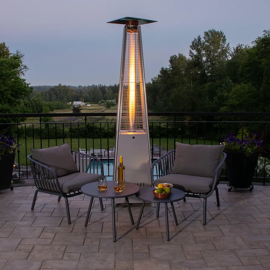 Pyramid Flame Patio Heater - Outdoor