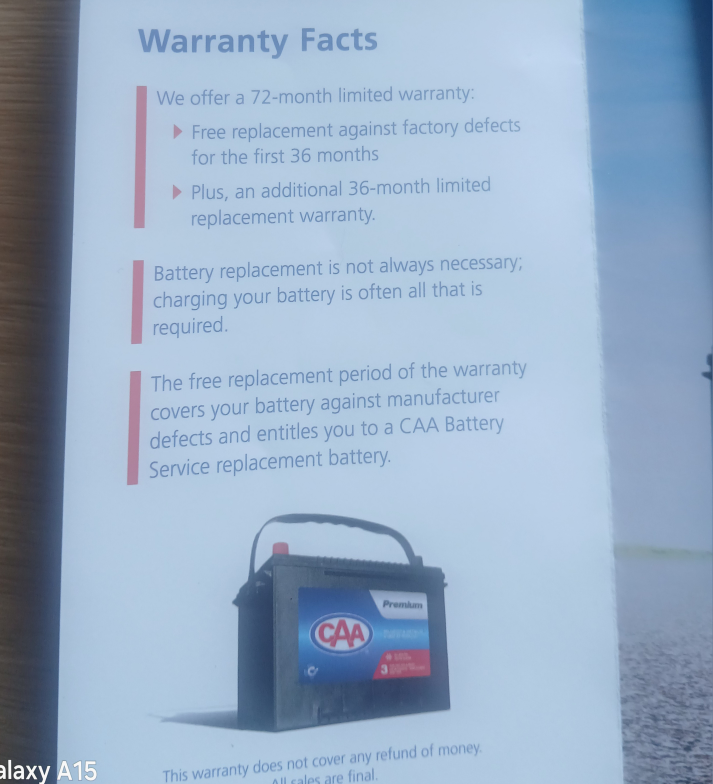 CAA Premium 24F-C Car Battery - photo 4